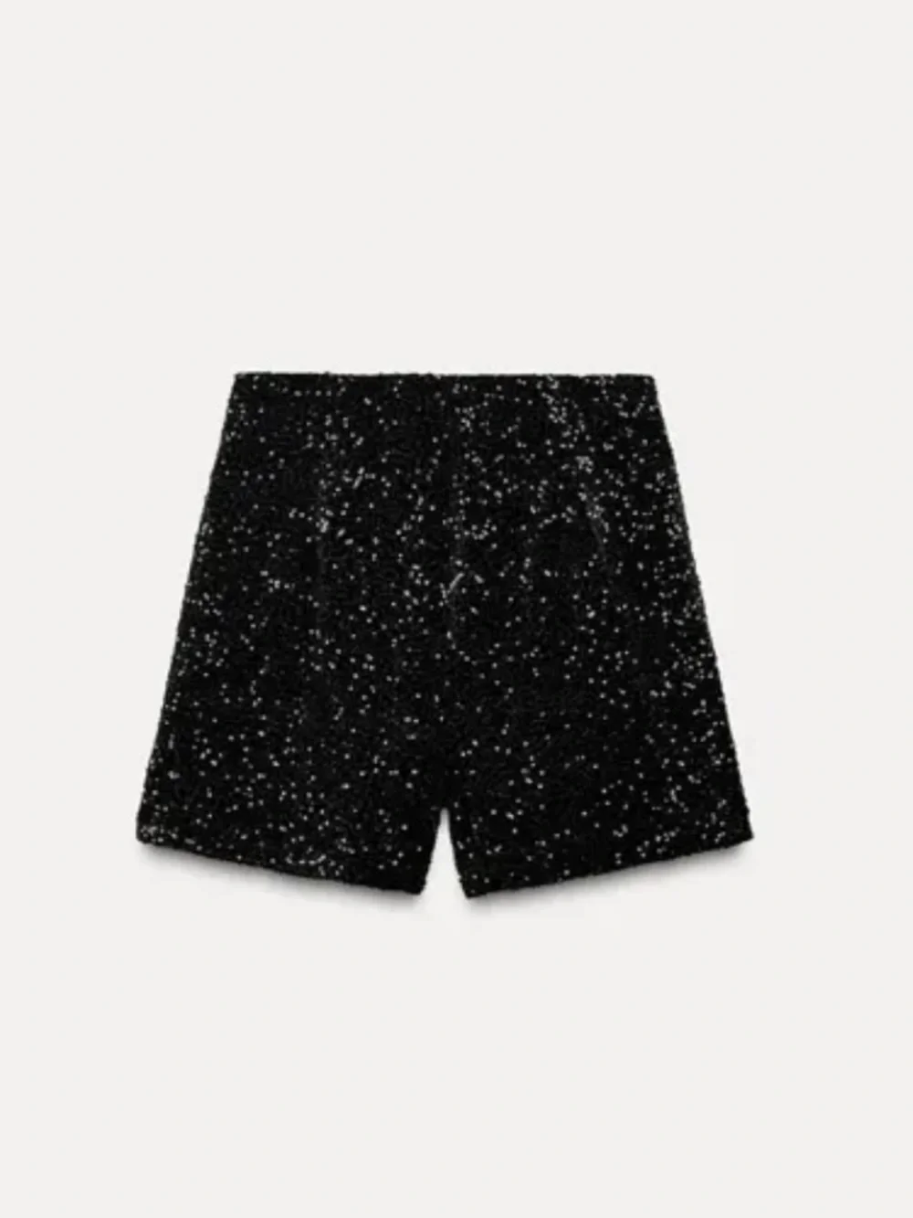 Zara sequin black shorts Xs‎